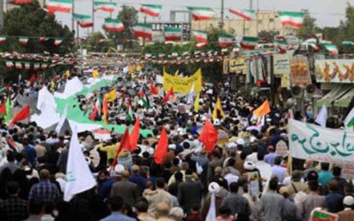 مسیر راهپیمایی روز قدس در قم اعلام شد مسیر راهپیمایی روز قدس در قم اعلام شد